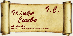Ilinka Cumbo vizit kartica